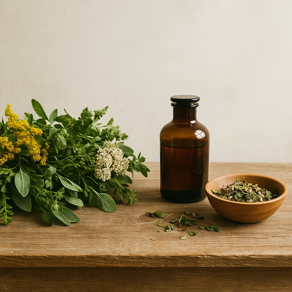 Tea preparation scene